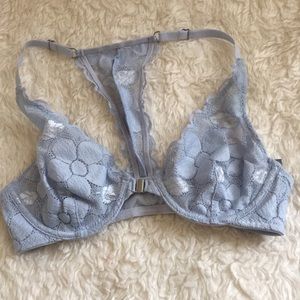 Arie Baby Blue Lace Underwire Bralette